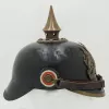 Bavarian Ersatz "Bing" black lacquered metal Pickelhaube Visuel 3